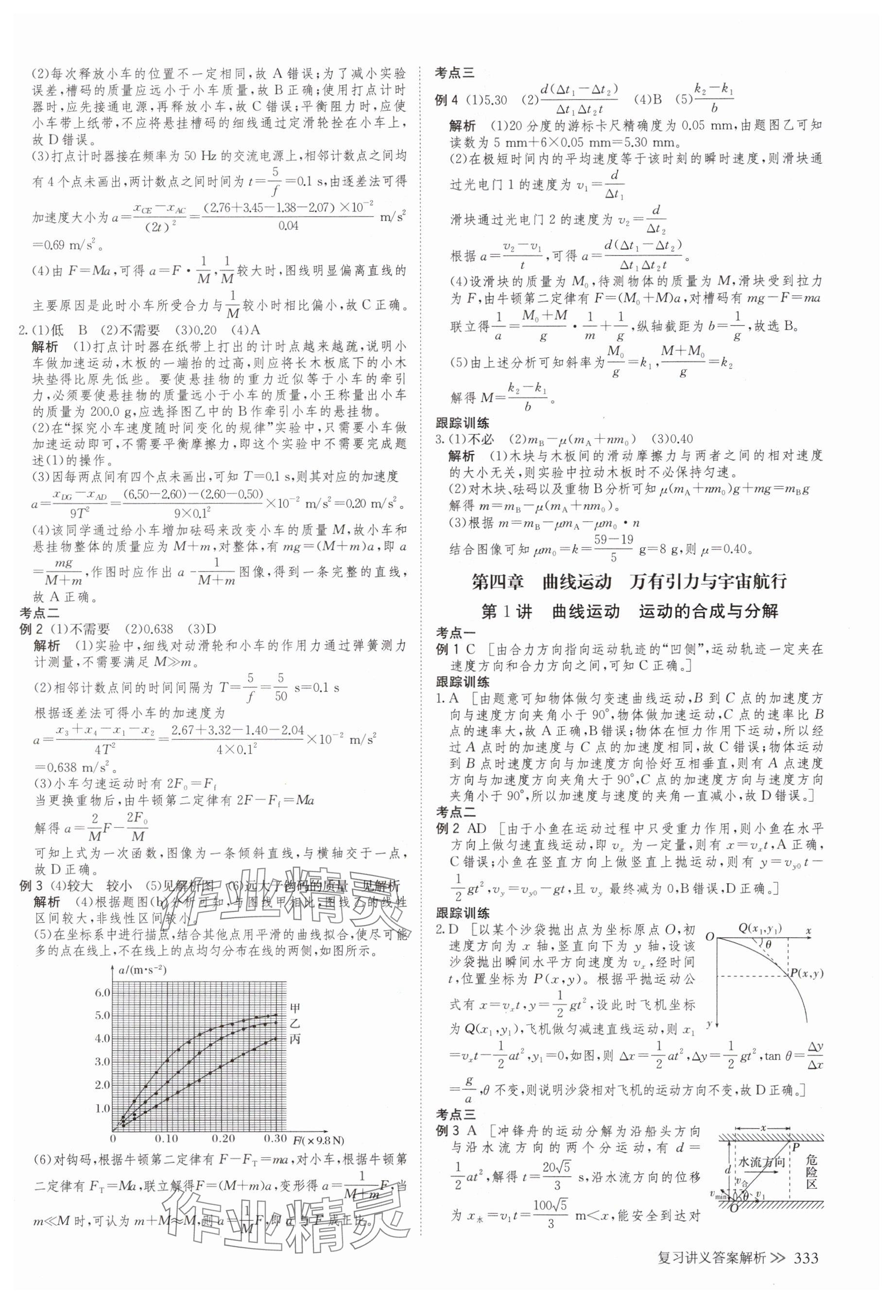 2025年创新设计高考总复习物理浙江专版&nbsp;参考答案第13页