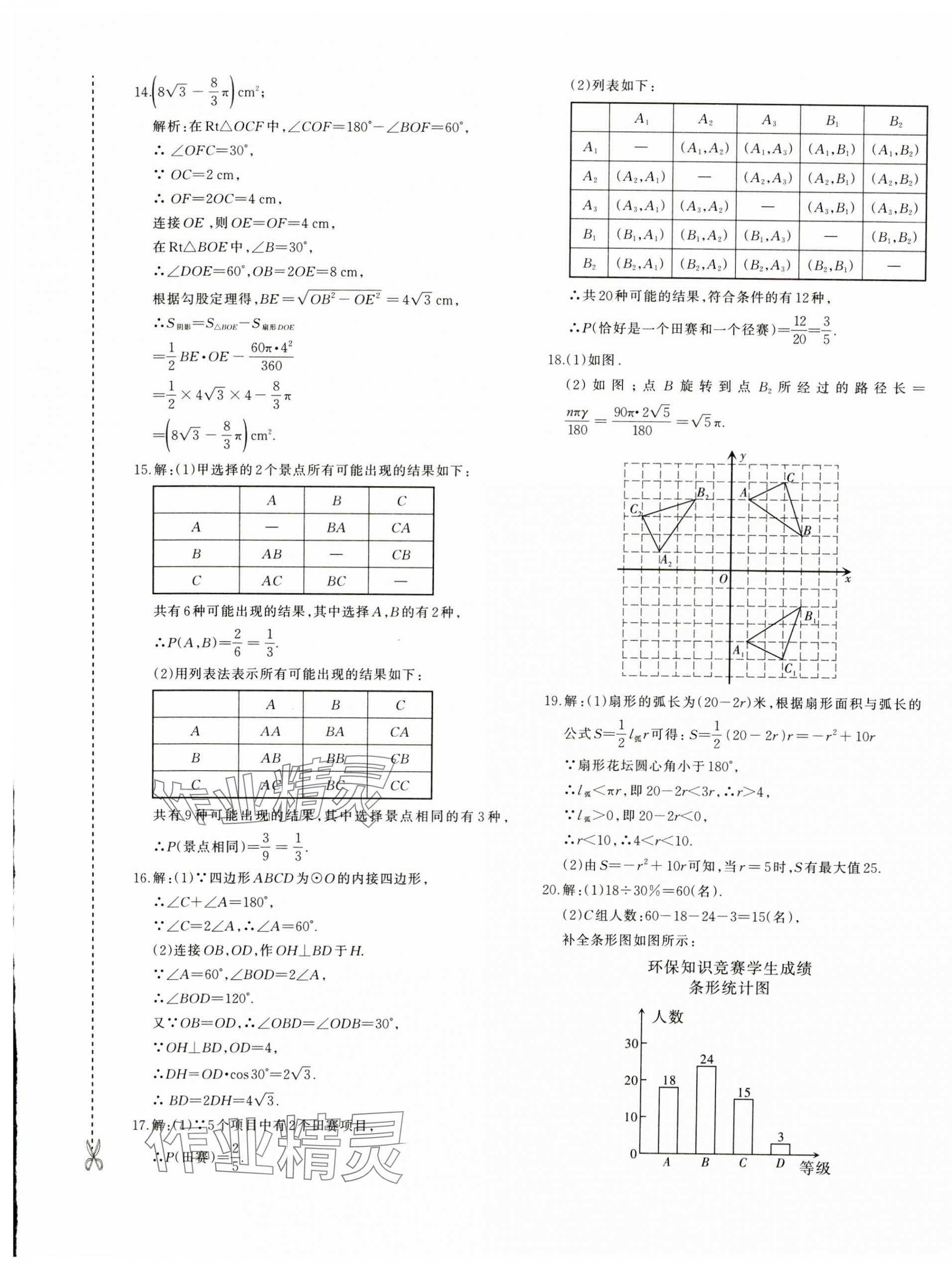 2024年优学1+1评价与测试九年级数学全一册人教版&nbsp;第17页