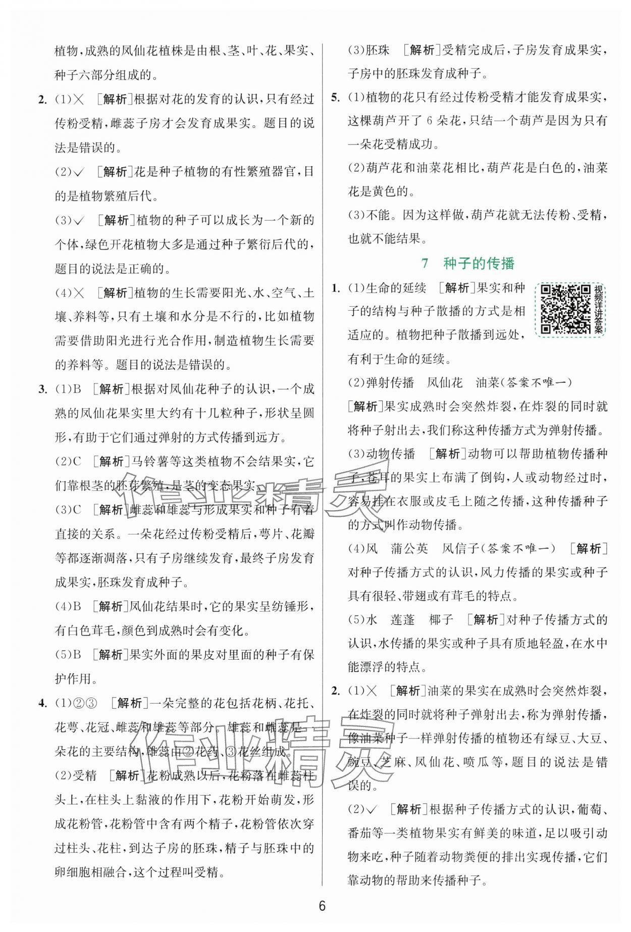 2025年实验班提优训练四年级科学下册教科版浙江专版&nbsp;第6页