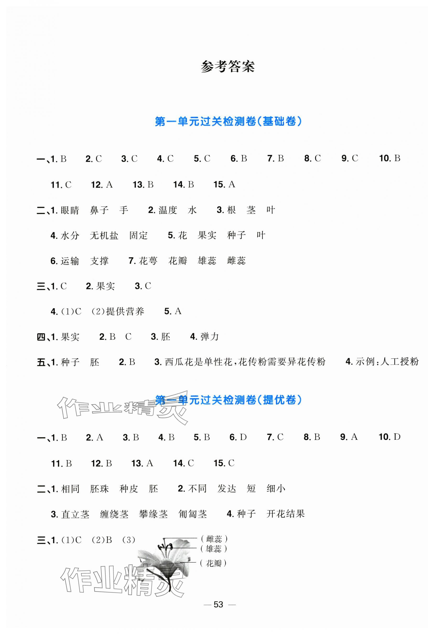 2025年阳光同学一线名师全优好卷四年级科学下册教科版&nbsp;第1页