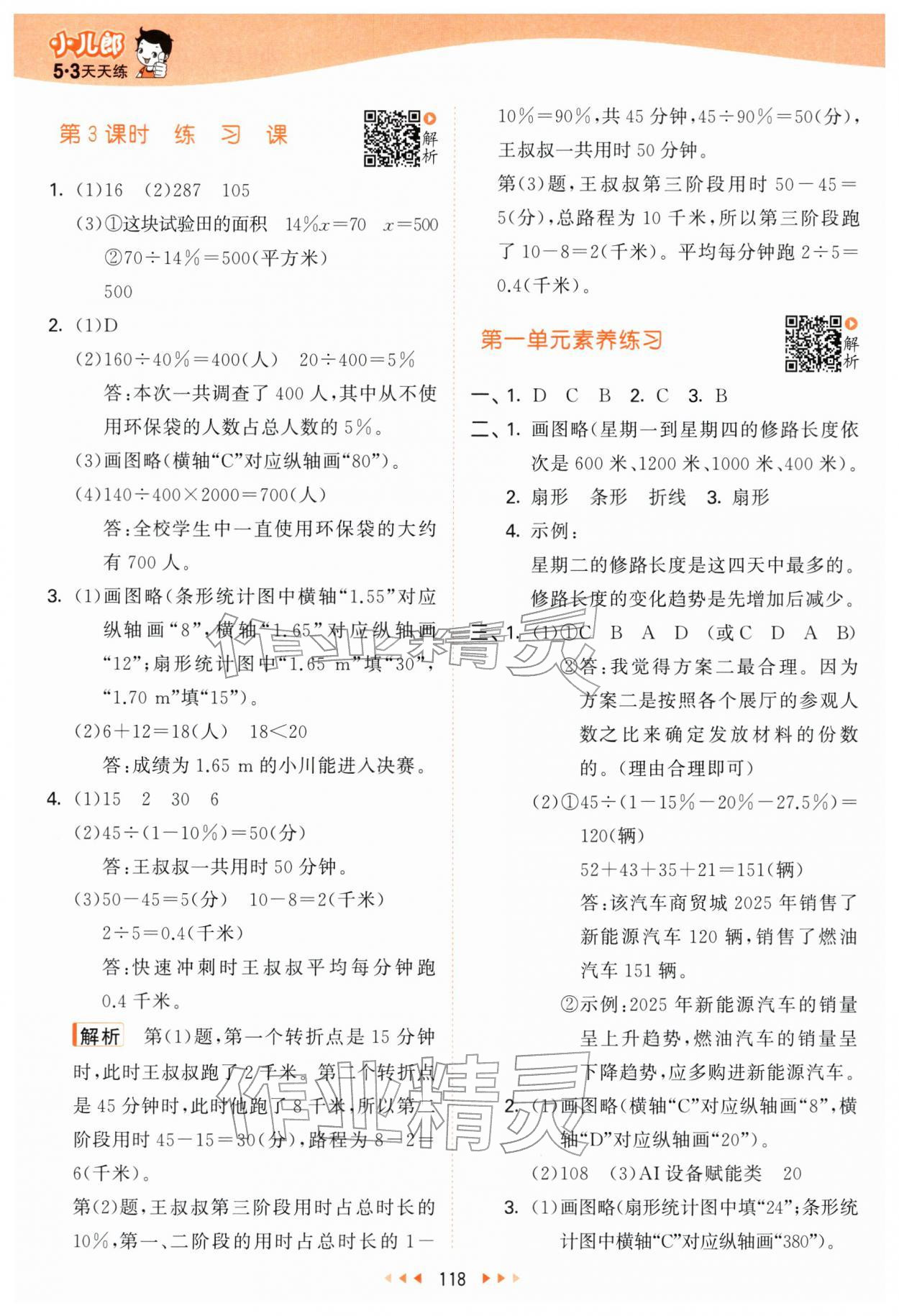 2026年53天天练六年级数学下册苏教版&nbsp;第2页