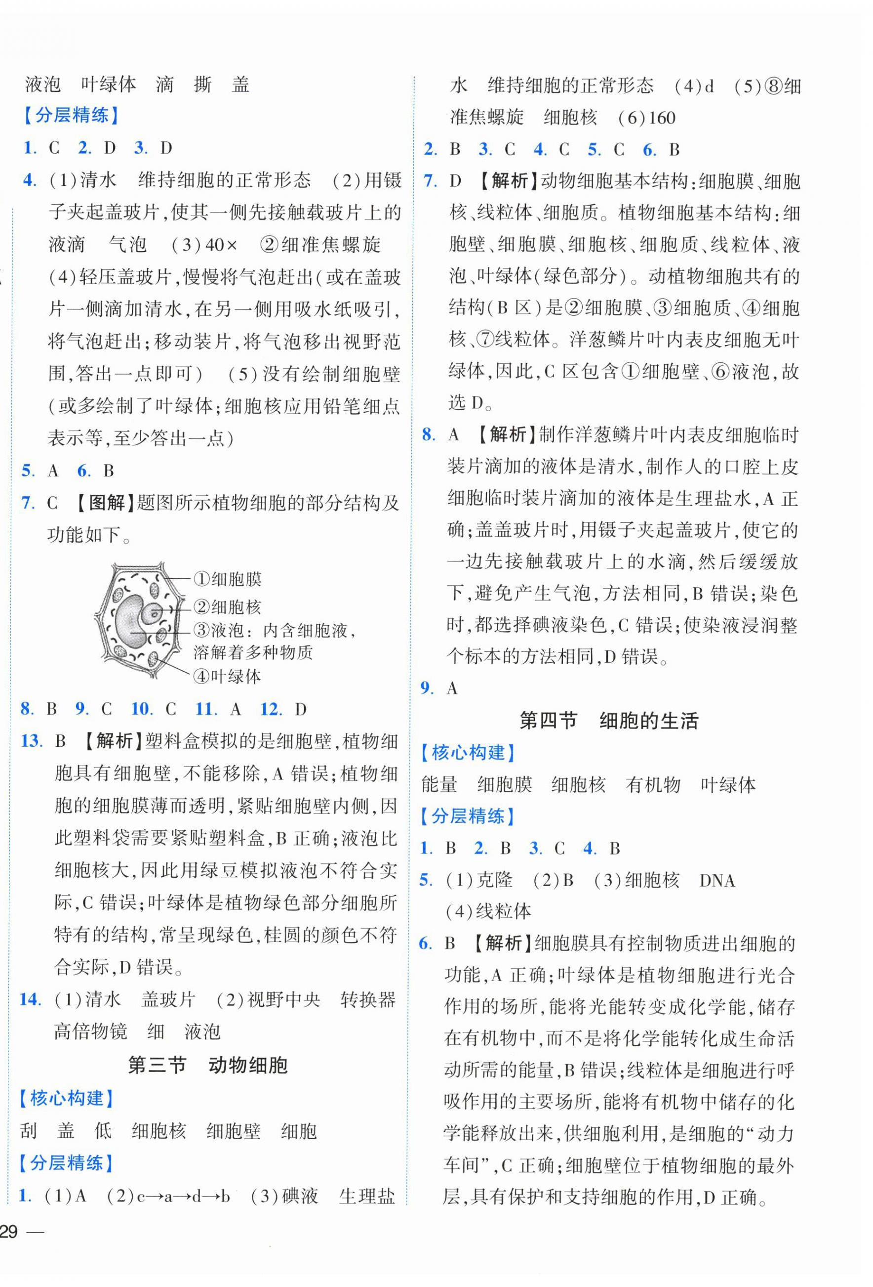 2026年人教金学典同步解析与测评七年级生物上册人教版云南专版&nbsp;第2页
