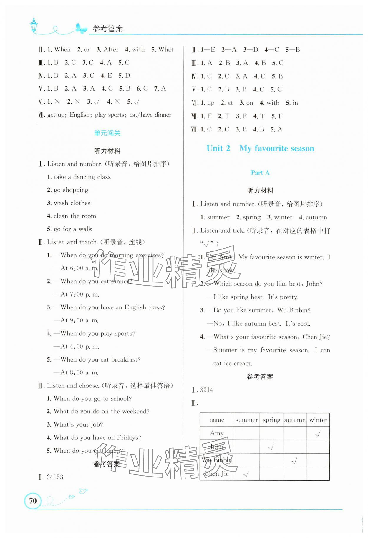 2025年同步测控优化设计五年级英语下册人教版精编版&nbsp;第2页