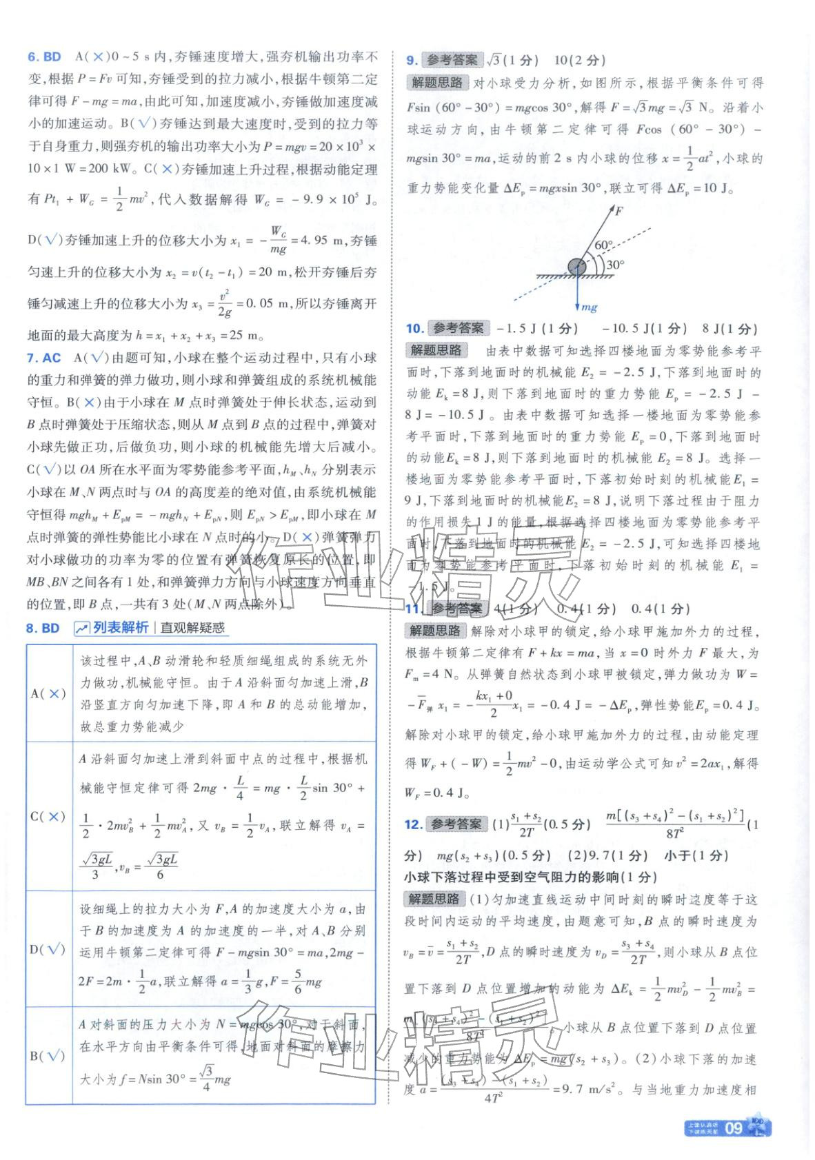 2025年金考卷名师名题单元双测卷高中物理必修第二册鲁科版&nbsp;第9页