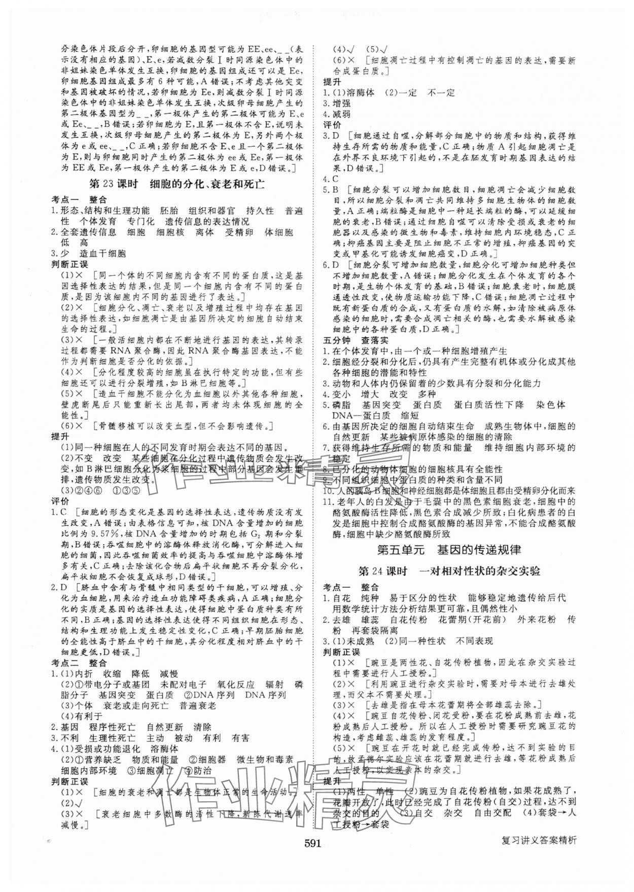 2025年步步高大一轮复习讲义生物人教版&nbsp;第15页