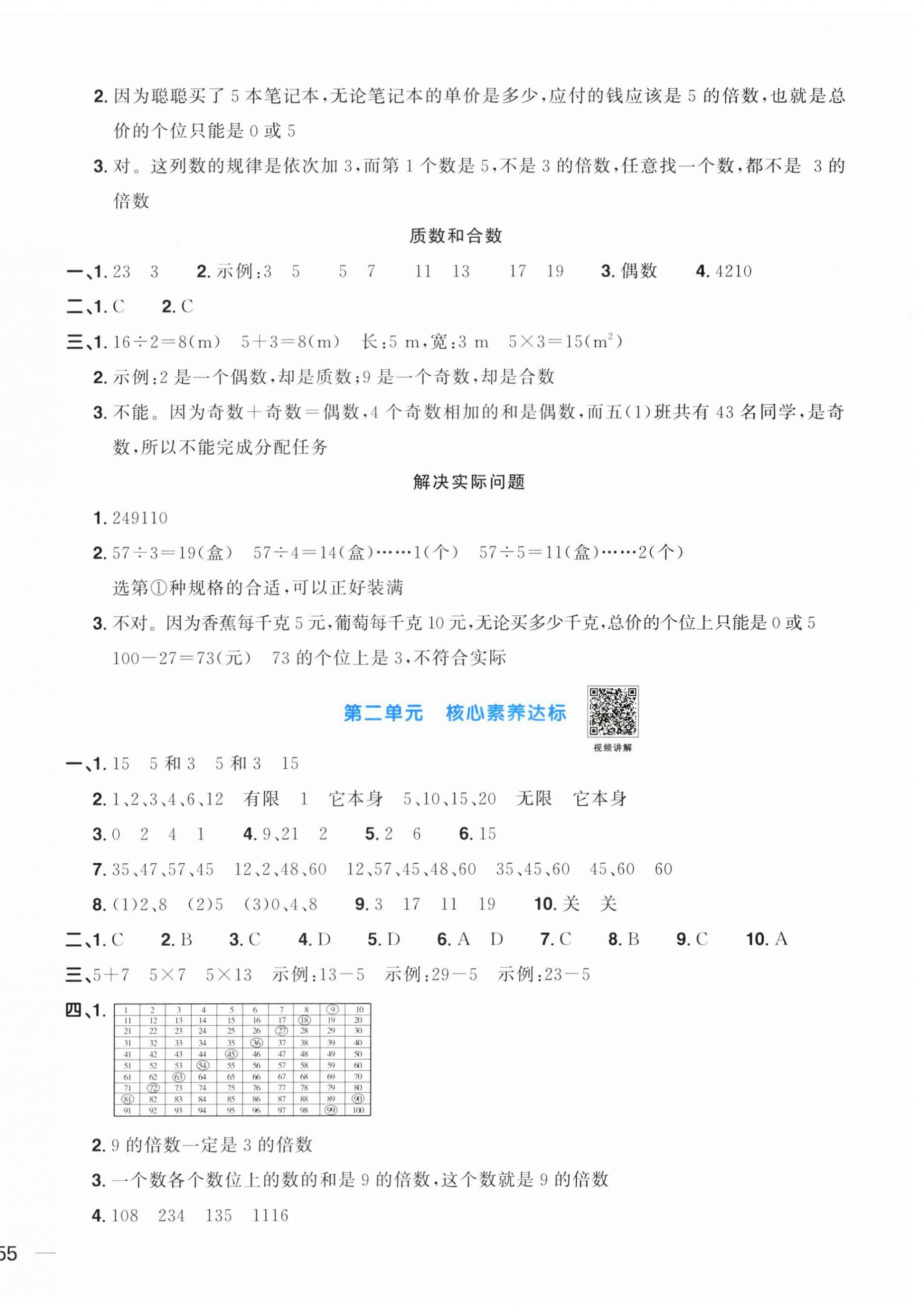 2024年阳光同学一线名师全优好卷五年级数学下册人教版&nbsp;第2页