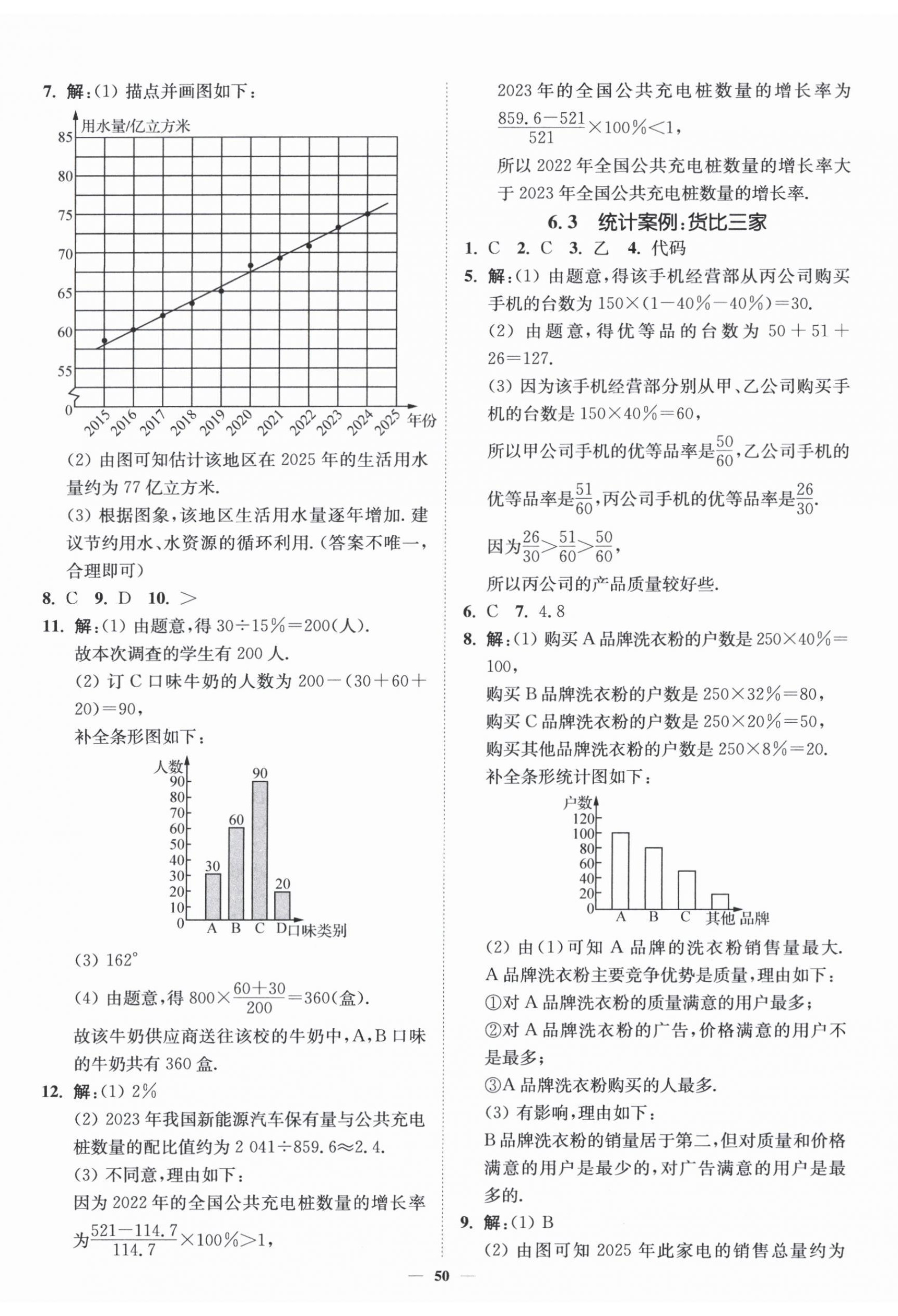 2026年南通小题课时作业本八年级数学下册苏科版&nbsp;参考答案第2页