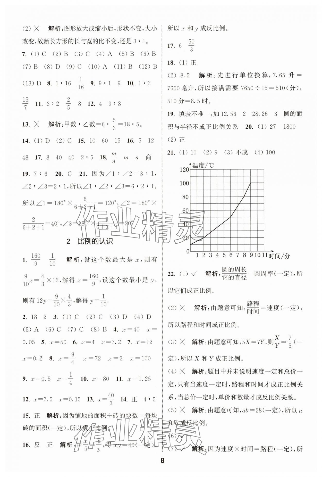 2024年通城学典小学毕业考试试题分类精粹数学江苏专版&nbsp;第8页