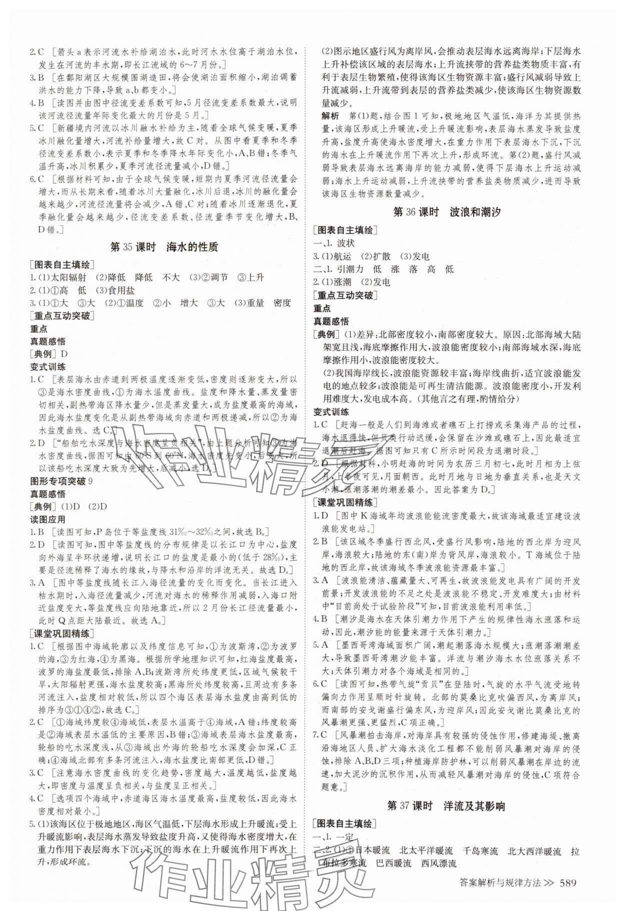 2025年创新设计高考总复习地理鲁教版&nbsp;参考答案第18页