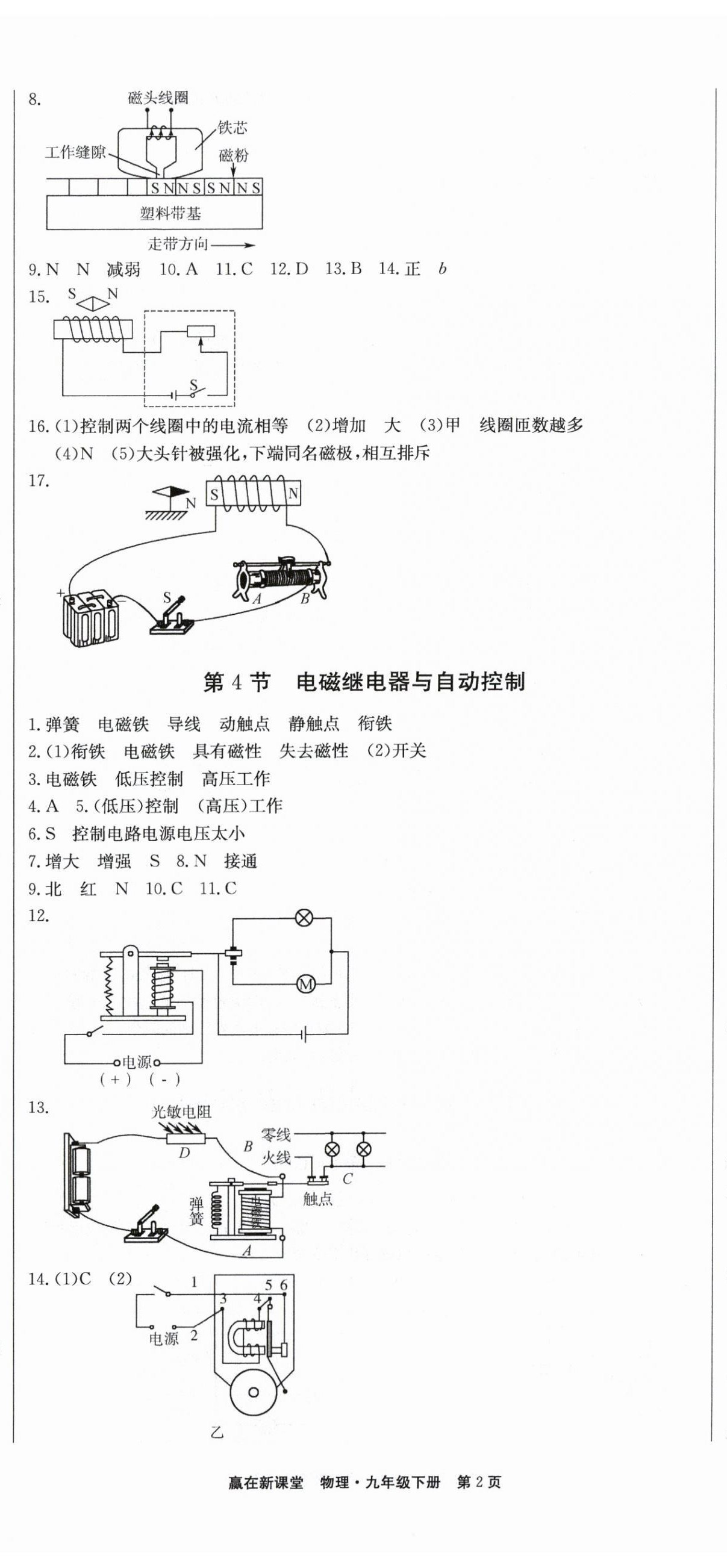 2024年赢在新课堂九年级物理下册沪粤版江西专版&nbsp;第2页
