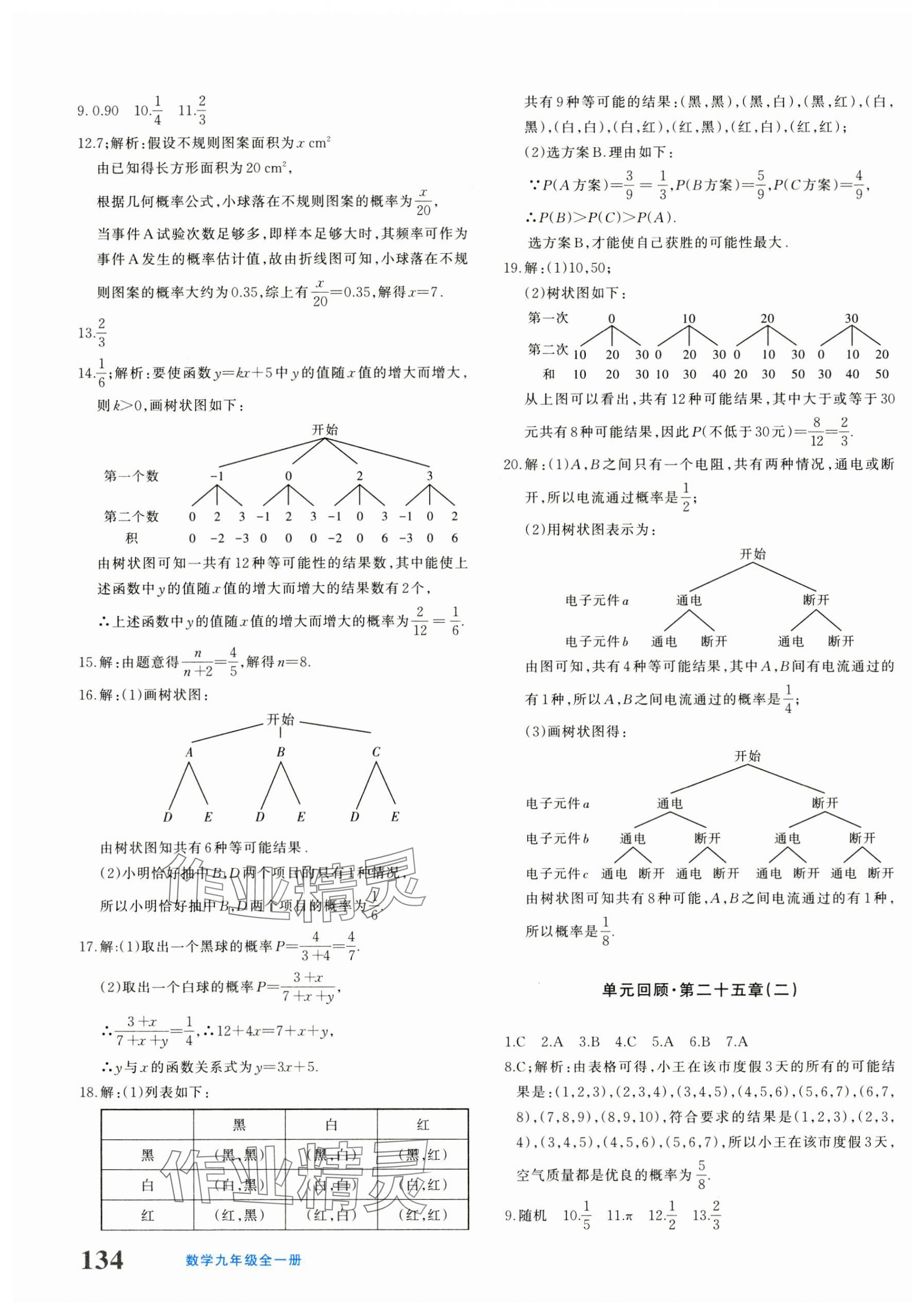 2024年优学1+1评价与测试九年级数学全一册人教版&nbsp;第11页