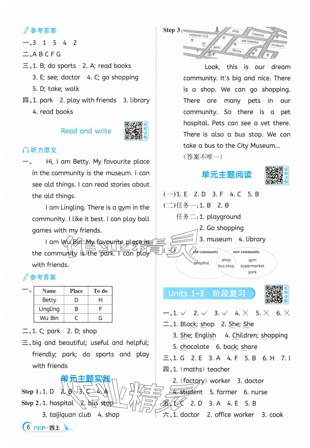 2025年阳光同学课时优化作业四年级英语上册人教PEP版&nbsp;第6页
