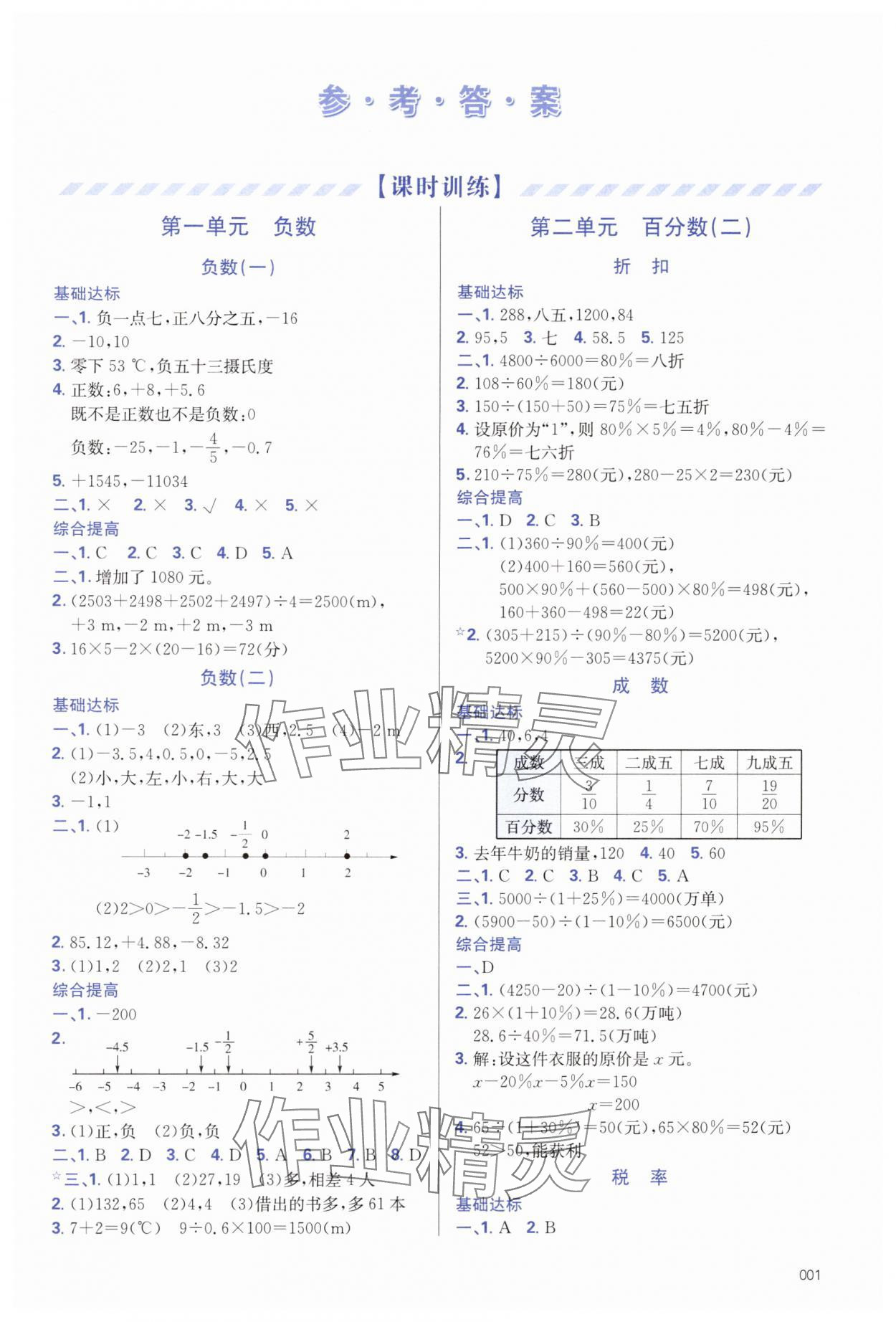 2025年学习质量监测六年级数学下册人教版&nbsp;第1页