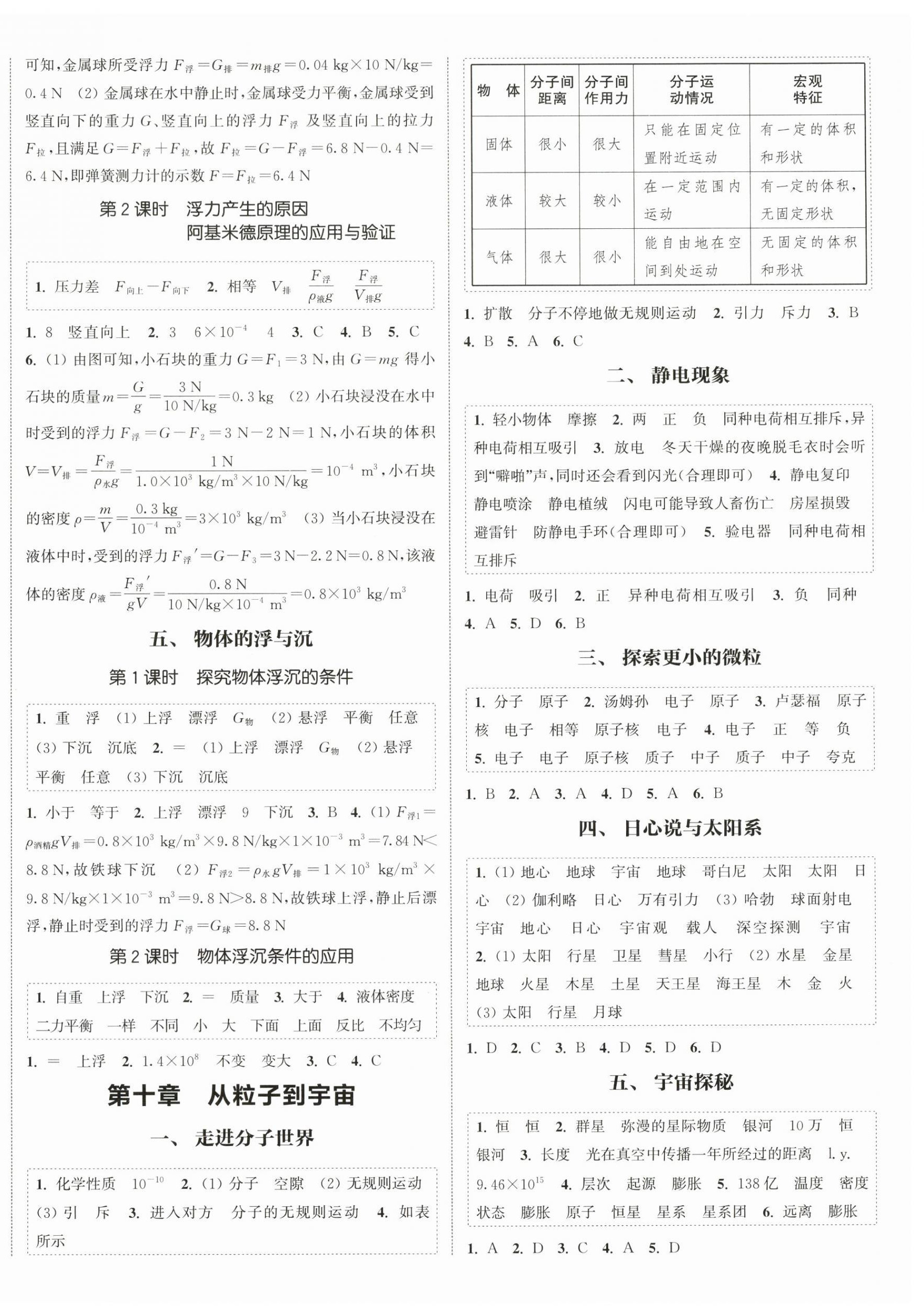 2025年通城学典课时作业本八年级物理下册苏科版陕西专版&nbsp;第4页