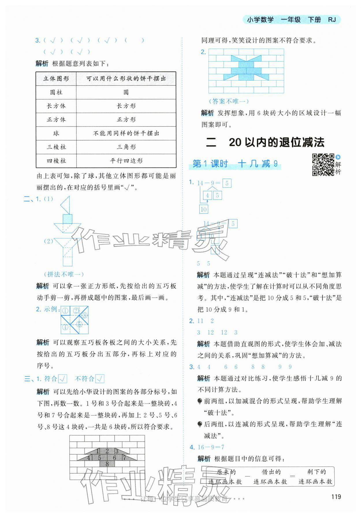 2026年53天天练一年级数学下册人教版&nbsp;第3页