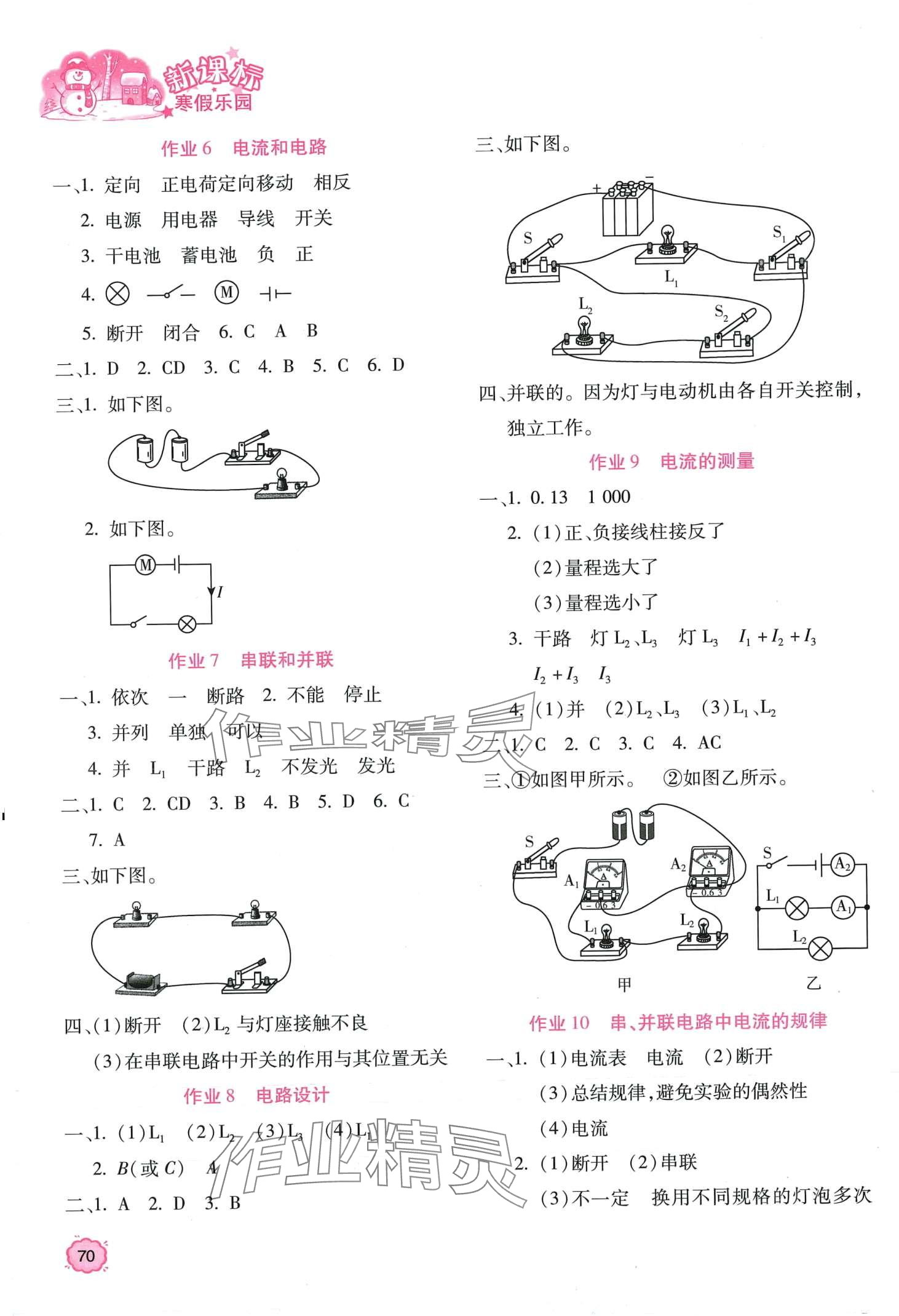 2024年新课标寒假乐园九年级物理&nbsp;第2页