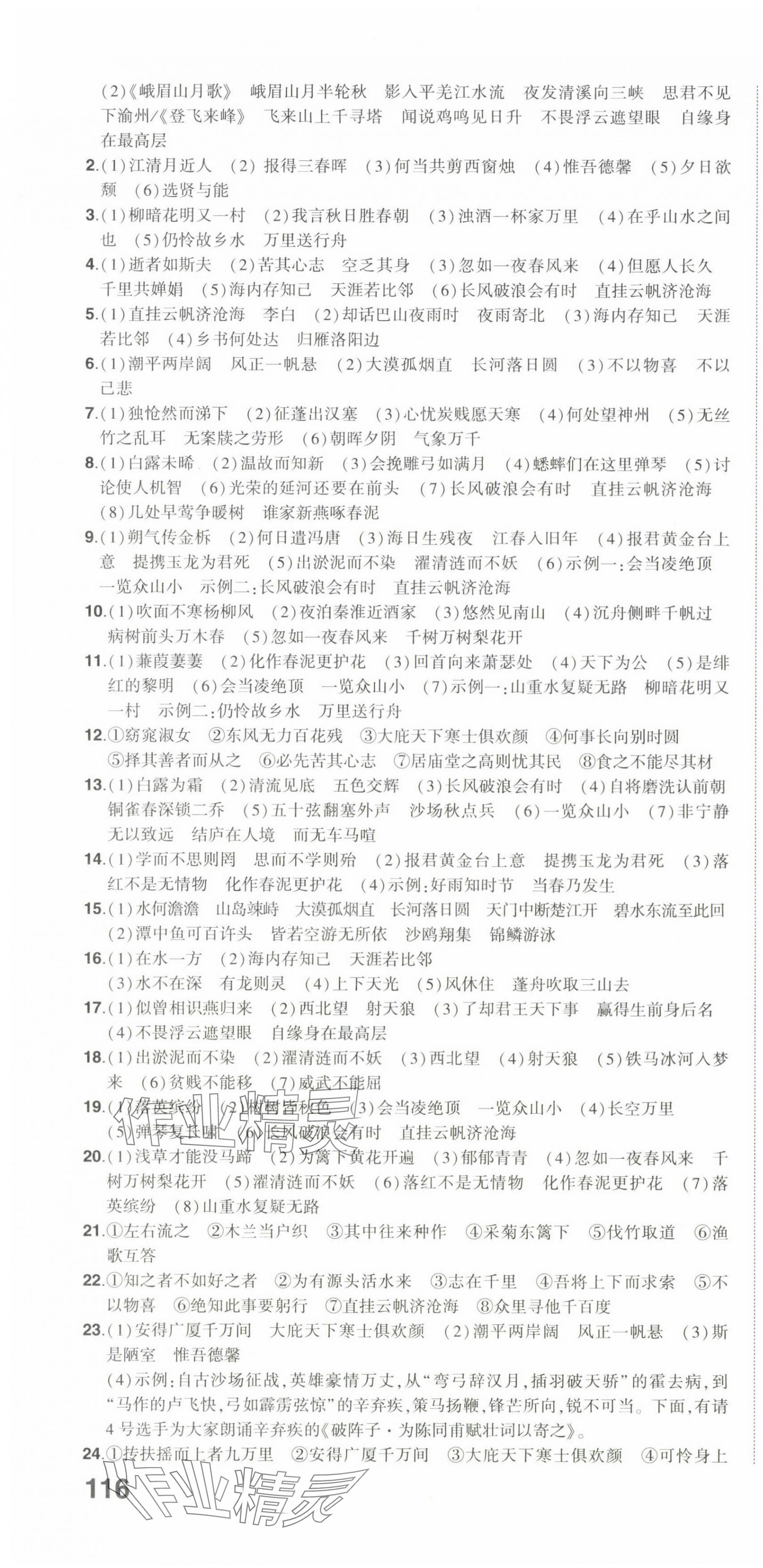 2024年星跃龙门中考真题分类卷语文山东专版&nbsp;第10页