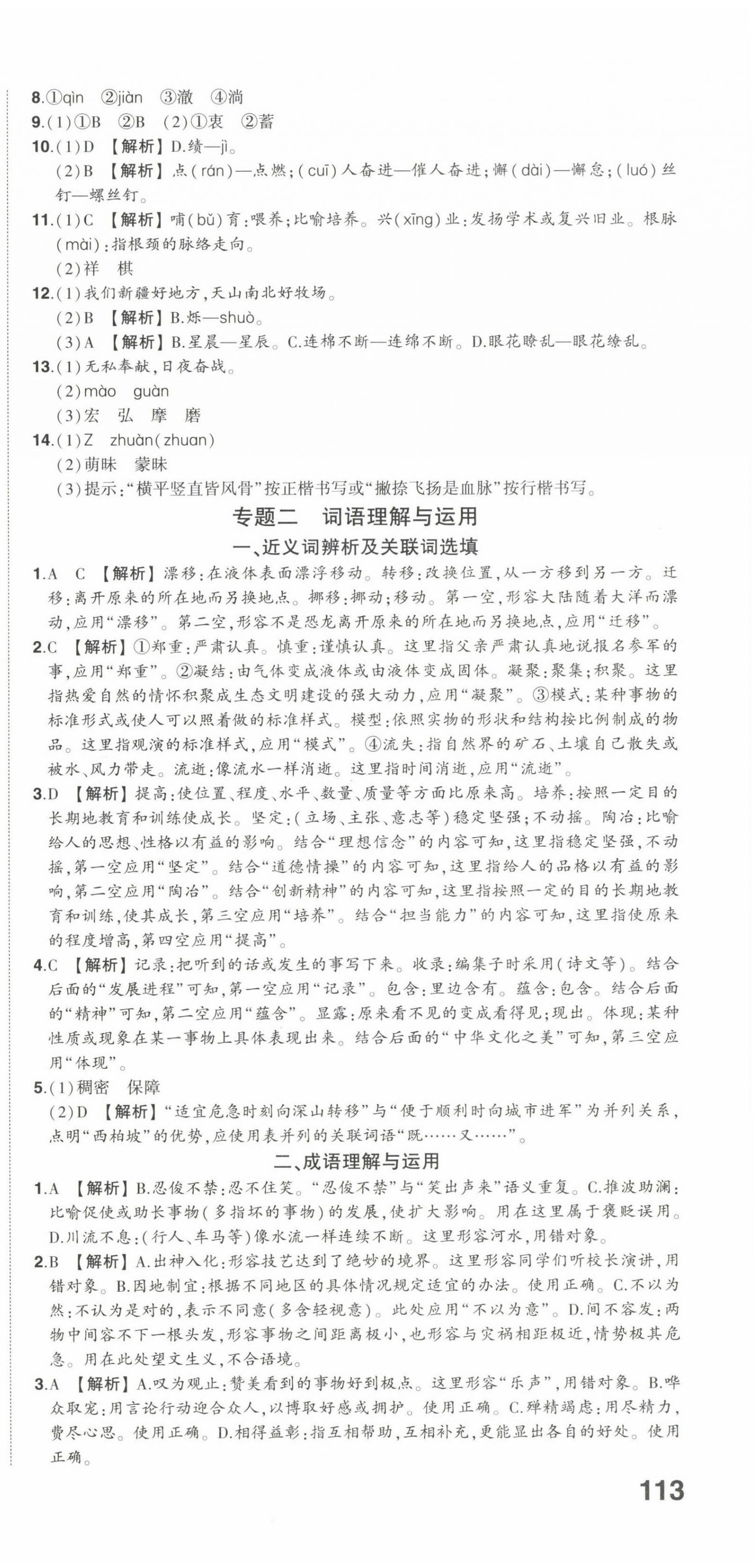 2024年星跃龙门中考真题分类卷语文山东专版&nbsp;第3页