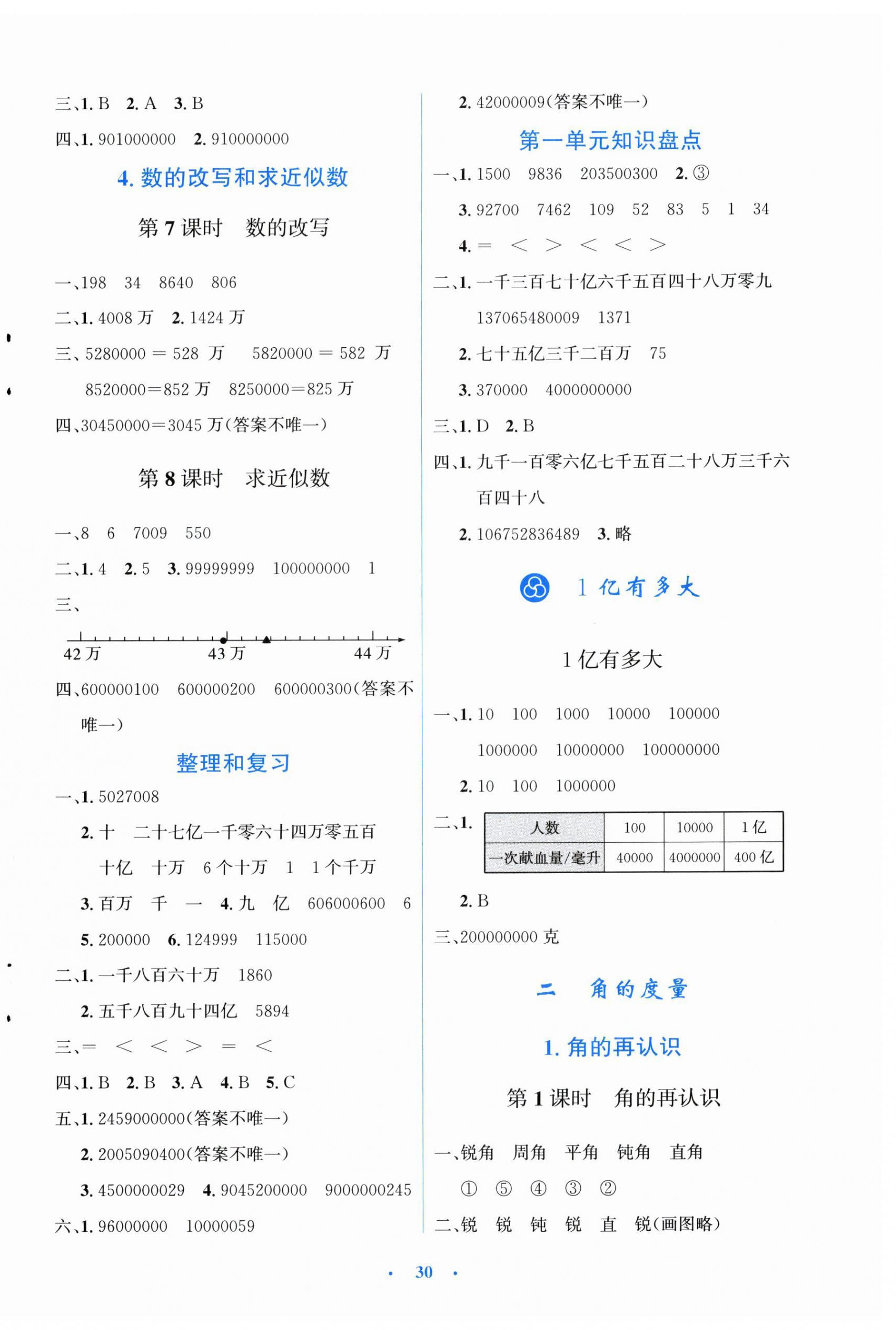 2026年同步测控优化设计四年级数学上册人教版福建专版&nbsp;第2页