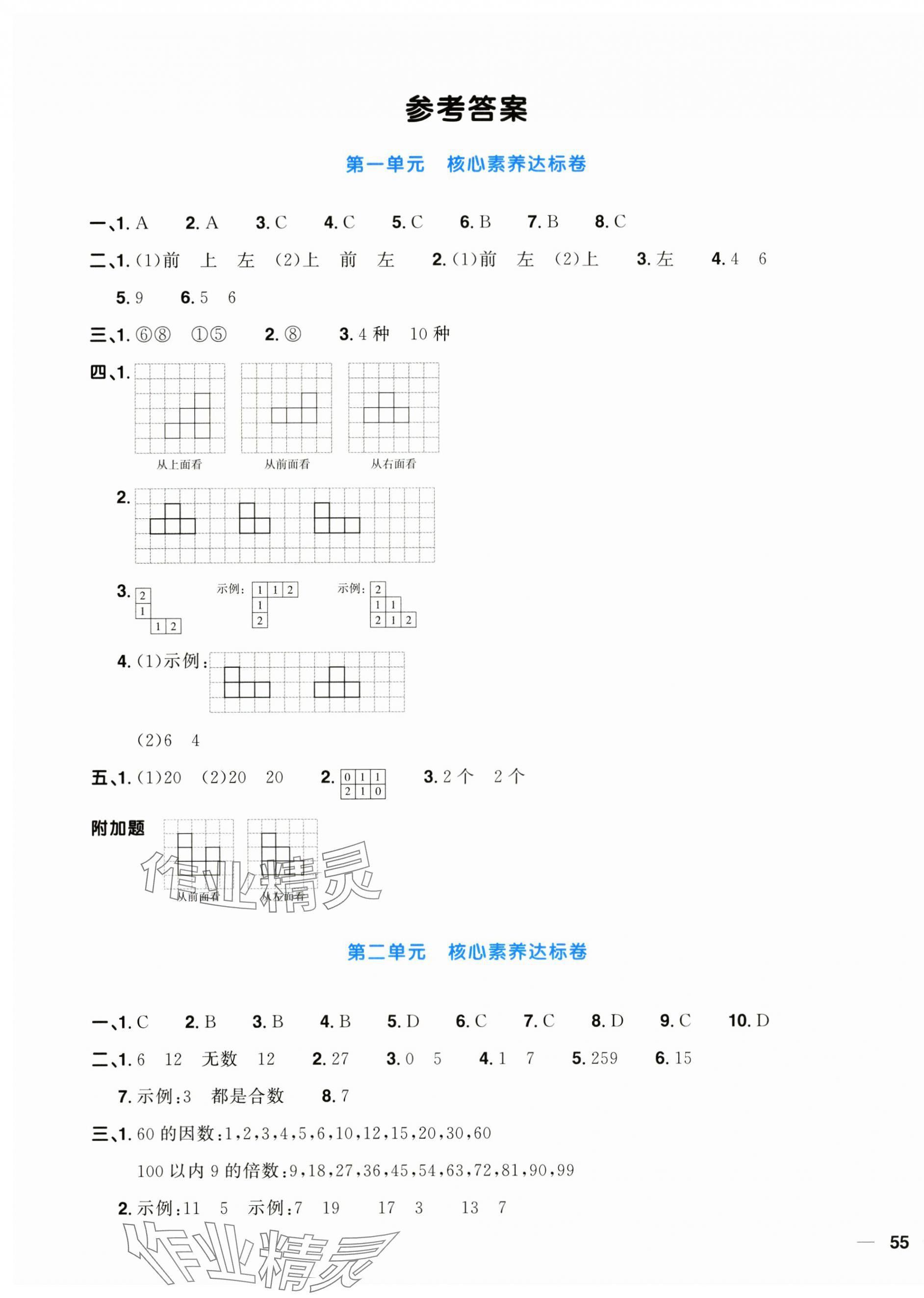 2025年阳光同学一线名师全优好卷五年级数学下册人教版&nbsp;第1页