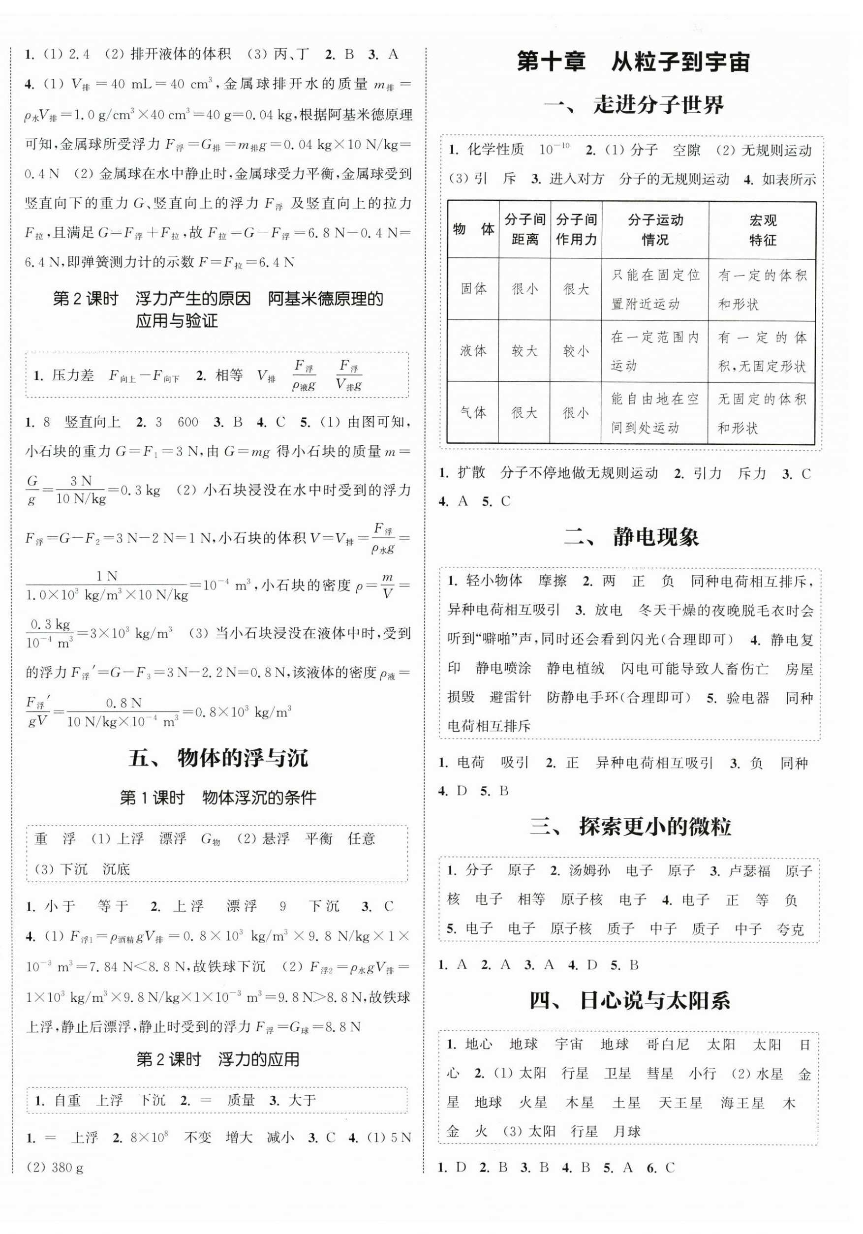 2026年通成学典课时作业本八年级物理下册苏科版江苏专版&nbsp;第4页