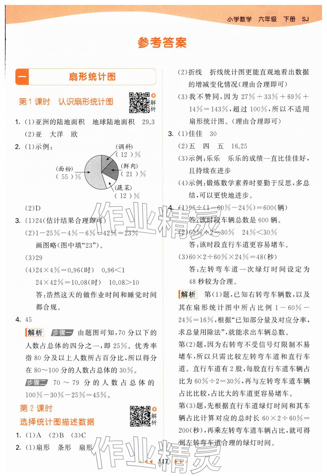 2026年53天天练六年级数学下册苏教版&nbsp;第1页