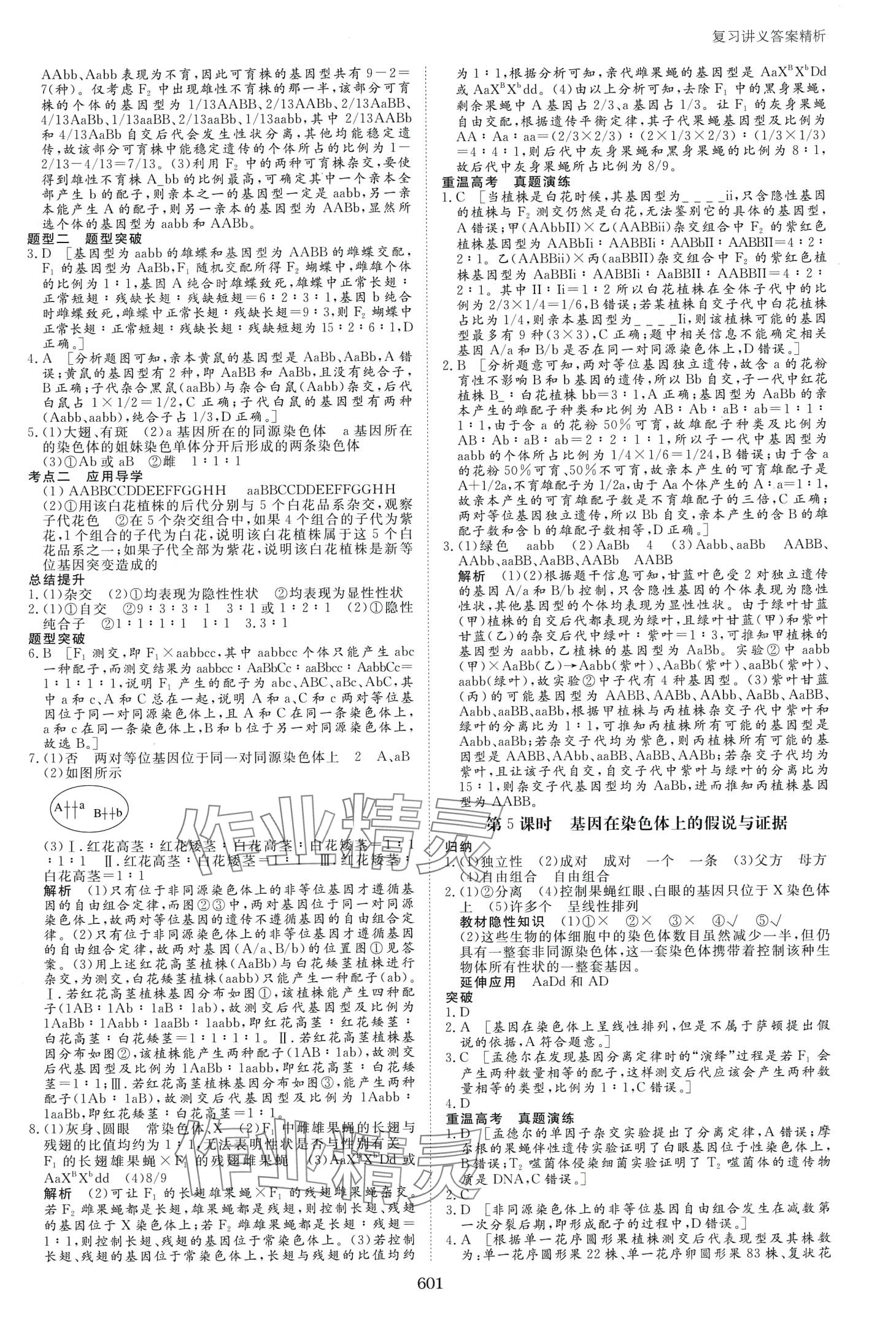 2024年步步高高考总复习大一轮复习讲义高中生物通用版&nbsp;第17页