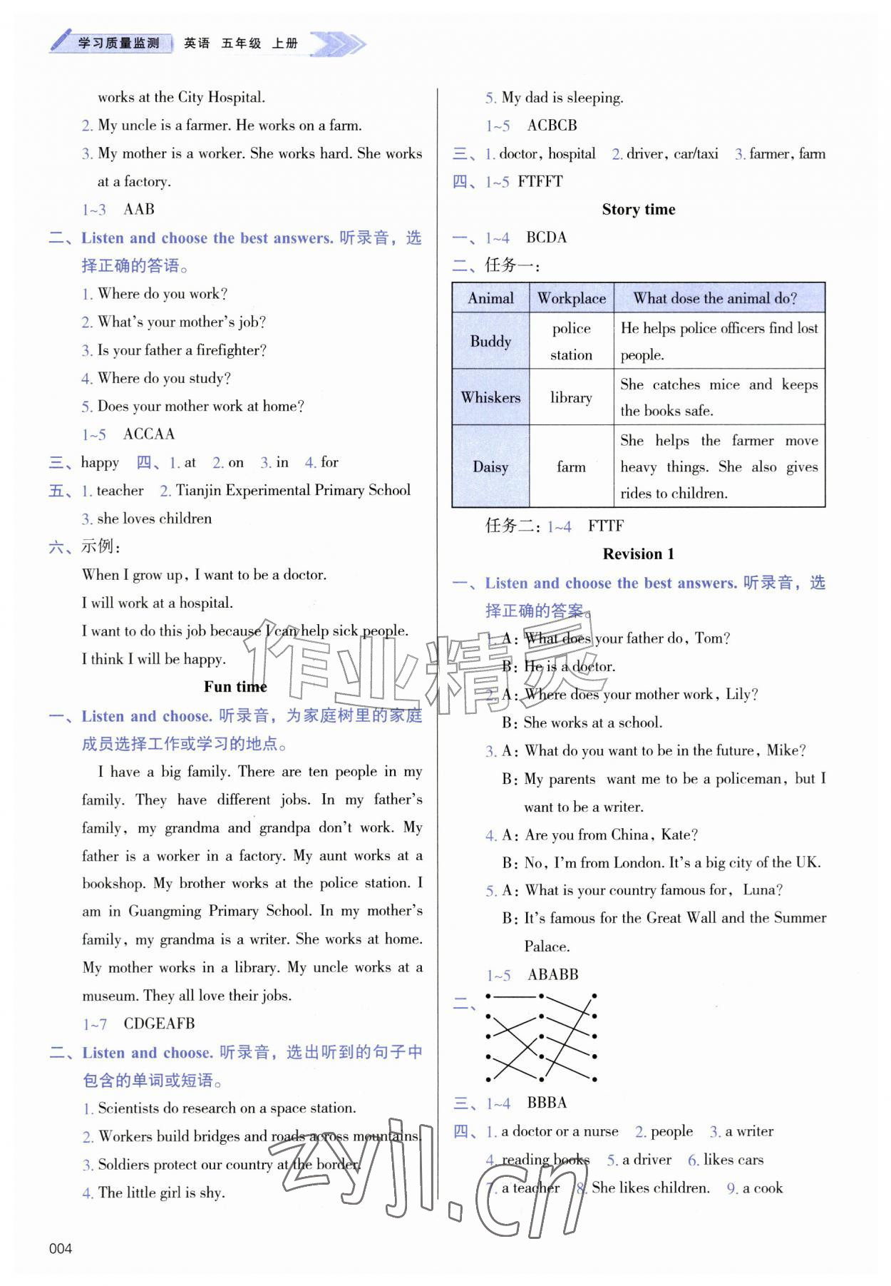 2026年学习质量监测五年级英语上册人教精通版&nbsp;第4页