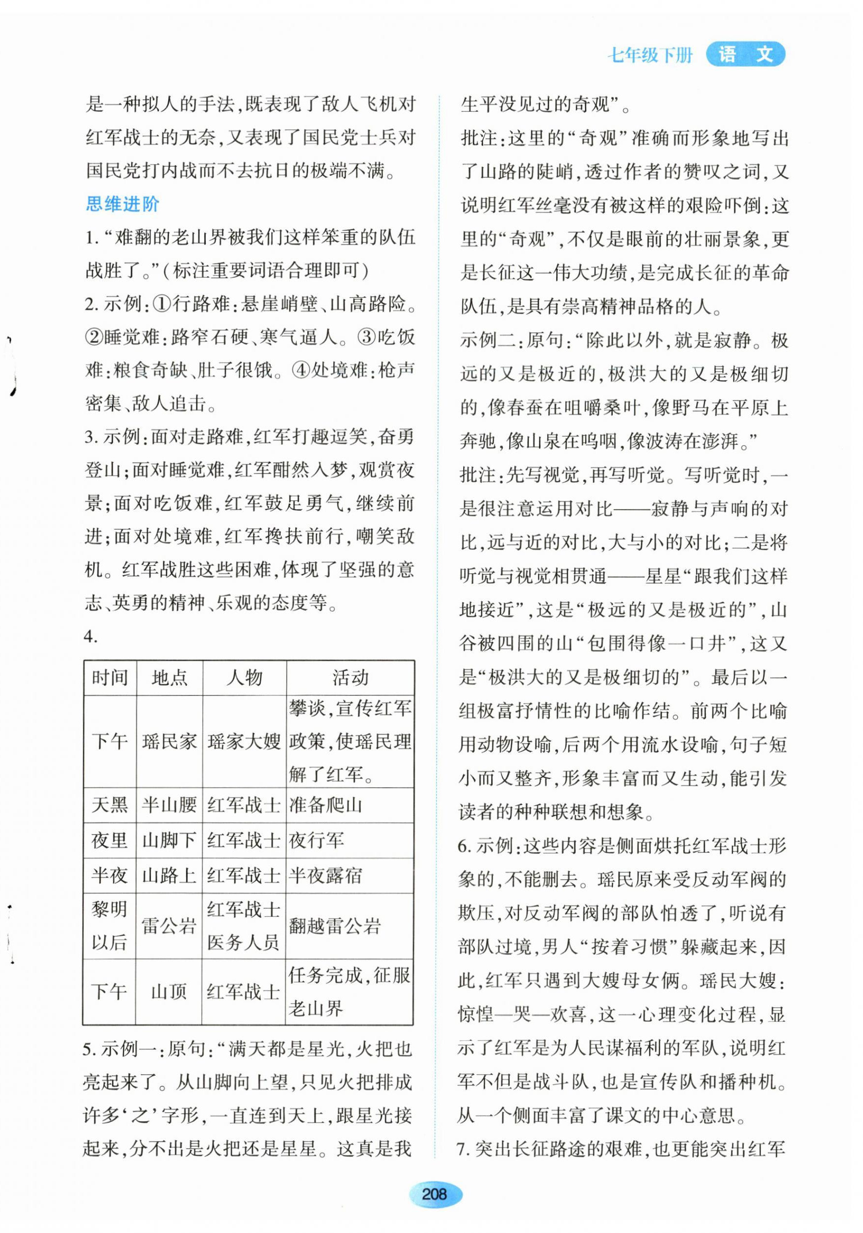 2024年资源与评价黑龙江教育出版社七年级语文下册人教版&nbsp;第10页