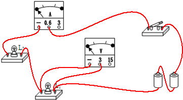 电流电压表接线图图片