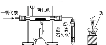 如图是实验室用一氧化碳还原氧化铁的实验装置图,试回答