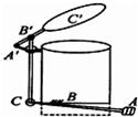 >>如图为脚踩式垃圾桶的示意图,在开盖子的过程中,是杠杆abc和杠杆a,b