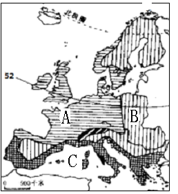 欧洲气候类型空白图图片