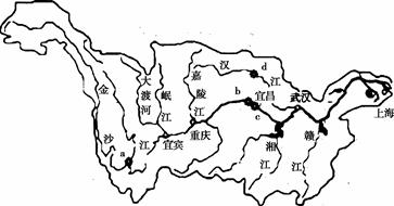 位于河流交汇处b位于平原分布区c位于城市密布区d