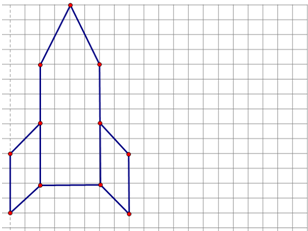 如图中,三角形a按______:______放大后得到三