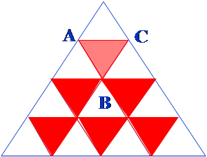 1,由△abc平移而得的三角形共有多少个?