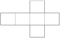 正方体折叠图纸盒图片