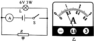 如圖26甲所示的電路中電源電壓保持不變小燈泡l標有6v3w的字樣其電阻