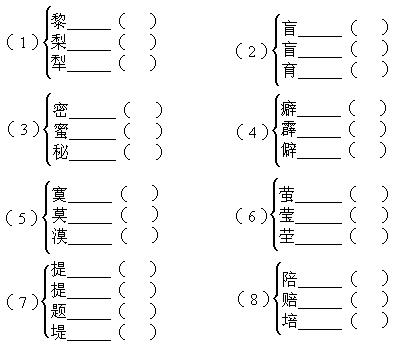 盲孩子和他的影子檢測題