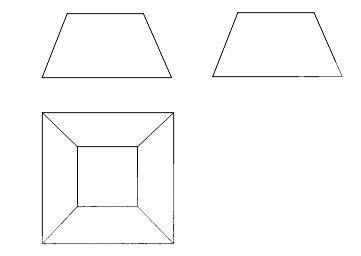 梯形十种不同画法图片
