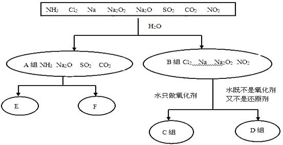 18. (12分)(1)无机化合物可根据其组成和性质进行分类.
