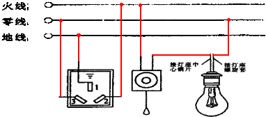 三孔插座單獨接入. 題目和參考答案——青夏教育精英家