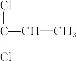解答解:丙烯的结构简式:ch3ch=ch2,二氯分子式为c3h4cl2的链状有机物
