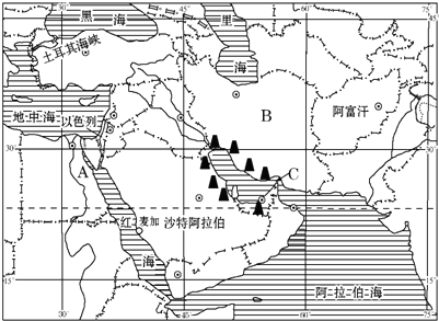 2西亞和北非地區石油資源豐富戰略位置重要也是各方勢力爭奪的焦點讀