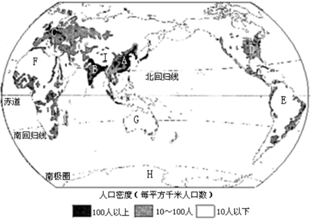 人口稀疏的地方主要有_图示意某国部分地区的地形 a 和人口密度 b ,... 中小学