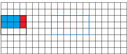 长方形二等分图片