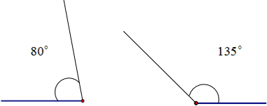 一个点,然后以画出的射线的端点为端点,通过刚刚画的点,再画一条射线