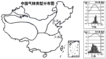 中国气候图手绘中学生图片