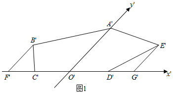 用斜二测画法画出五棱锥p