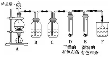 (1)a装置中盛装浓盐酸的仪器的名称是分液漏斗
